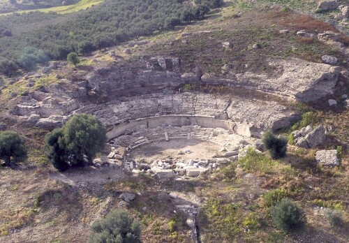 Το αρχαίο θεάτρο Γόρτυνας (πηγή: site Υπουργείου Πολιτισμού)